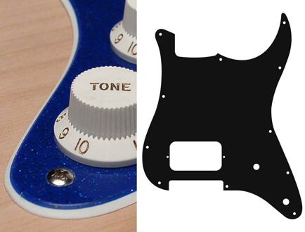 Boston ST-244-SBU slagplaat slagplaat, Stallion, 2 ply, sparkling blue, h, 2 pot holes