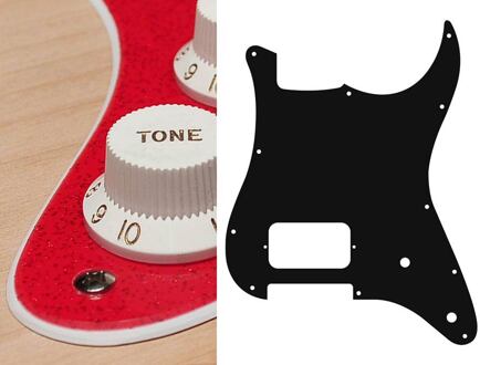 Boston ST-244-SRD slagplaat slagplaat, Stallion, 2 ply, sparkling red, h, 2 pot holes