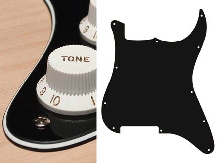 Boston ST-300-B slagplaat slagplaat, Stallion, 3 ply, black, geen gaten (alleen schroefgaten)