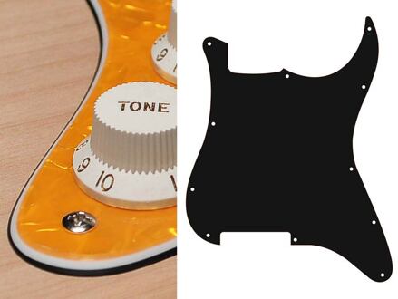 Boston ST-300-PY slagplaat slagplaat, Stallion, 3 ply, pearlyellow, geen gaten (alleen schroefgaten)