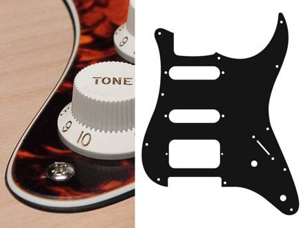 Boston ST-322-MO slagplaat slagplaat, Stallion, 3 ply, marble orange, SSH, 2 pot holes, 3-5 switch