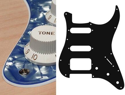 Boston ST-323-PV slagplaat slagplaat, Stallion, 3 ply, pearlviolet, SSH, 3 pot holes, 3-5 switch