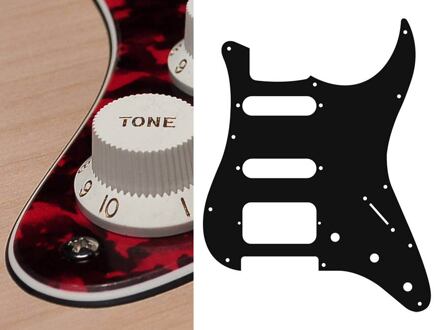 Boston ST-323-RR slagplaat slagplaat, Stallion, 3 ply, tiger red, SSH, 3 pot holes, 3-5 switch