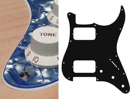 Boston ST-333-PV slagplaat slagplaat, Stallion, 3 ply, pearlviolet, HH, 3 pot holes, 3-5 switch