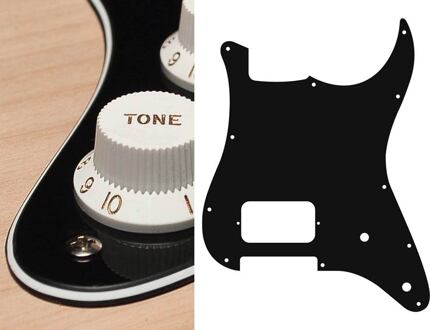 Boston ST-344-B slagplaat slagplaat, Stallion, 3 ply, black, h, 2 pot holes