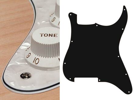 Boston ST-400-PW slagplaat slagplaat, Stallion, 4 ply, pearlwhite, geen gaten (alleen schroefgaten)