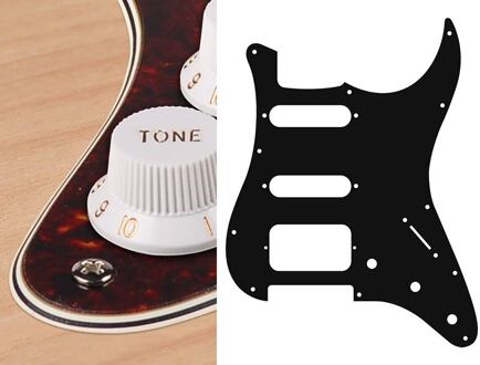 Boston ST-423-TI slagplaat slagplaat, Stallion, 4 ply, tortoise intense, SSH, 3 pot holes, 3-5 switch