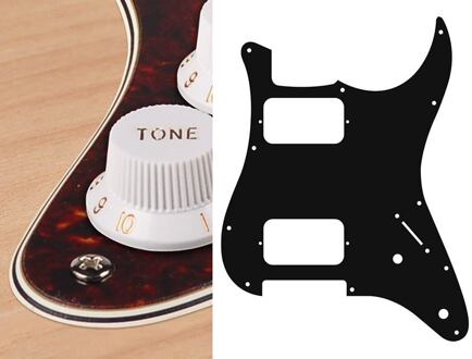 Boston ST-432-TI slagplaat slagplaat, Stallion, 4 ply, tortoise intense, HH, 2 pot holes, 3-5 switch