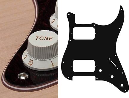 Boston ST-433-TD slagplaat slagplaat, Stallion, 4 ply, tortoise dark, HH, 3 pot holes, 3-5 switch