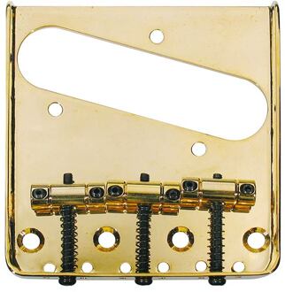 Boston T-32-G brug-staartstuk brug-staartstuk, Teaser tray style, grooved saddles, goud