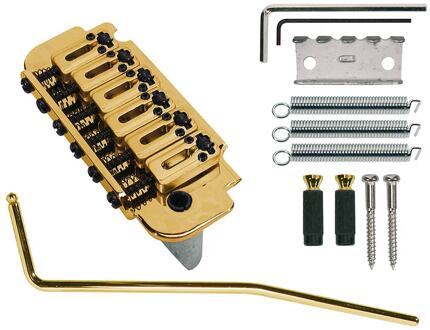Boston T-350-G tremolo Stallion, pitch 10,8mm, with 2 studs, roller saddles, gold