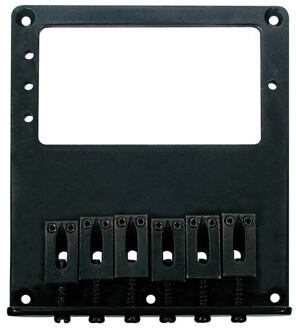 Boston T-68-B brug-staartstuk brug-staartstuk, Teaser, block saddles, flat plate /for humbucker, zwart