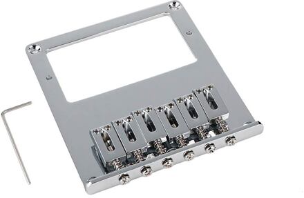 Boston T-68-C brug-staartstuk brug-staartstuk, Teaser, block saddles, flat plate /for humbucker, chroom
