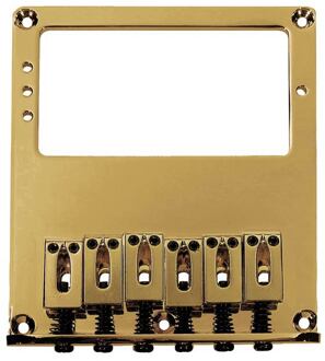 Boston T-68-G brug-staartstuk brug-staartstuk, Teaser, block saddles, flat plate /for humbucker, goud
