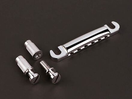 Boston T-70-AC staartstuk gitaar staartstuk gitaar, LP-model, chroom, aluminium, met studs and anchors