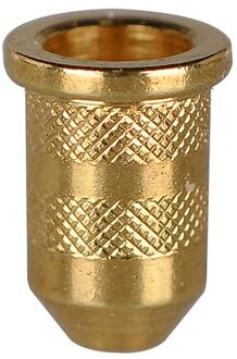 Boston TB-05-G snaarbus snaarbus, goud, Teaser, 6,5mm diameter x 11mm, 6-pack