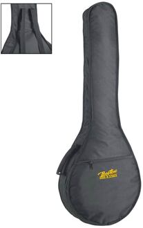Boston TB-10 gigbag voor tenorbanjo of gitaarbanjo gigbag voor tenorbanjo of gitaarbanjo, hoogte: 100 cm., 10 mm. gevoerd nylon, zwart