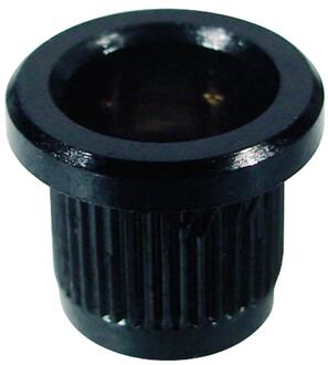 Boston TB-30-B snaarbus snaarbus, zwart, voor bass gitaar, 9.6mm diameter x 11,5mm, 4-pack