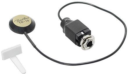Boston TD-10-J transducer pickup transducer pickup, klevend element, 25mm diameter, female jack 6,3mm