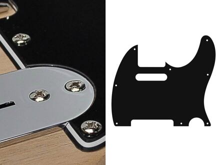 Boston TE-310-B slagplaat slagplaat, Teaser, 3 ply, black, standaard