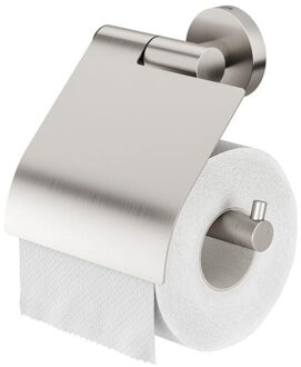 Boston Toiletrolhouder mat Zilver