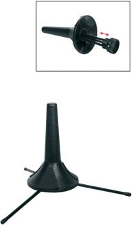 Boston TRUST-18 statief voor trompet statief voor trompet, zwart, opvouwbaar