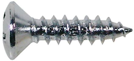 Boston TS-01-C screw, 3x12mm, 12pcs, oval countersunk, tapping, for pickguard, chrome