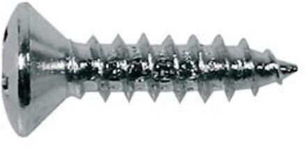 Boston TS-01-N screw, 3x12mm, 12pcs, oval countersunk, tapping, for pickguard, nickel