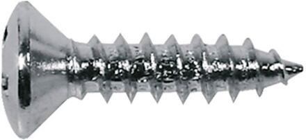 Boston TS-01-N screw, 3x12mm, 12pcs, oval countersunk, tapping, for pickguard, nickel