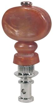 Boston UMH-200-AM stemmechanieken voor ukelele stemmechanieken voor ukelele, vernikkeld, amber knoppen, set van 4