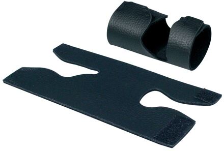 Boston VB10 ventielbeschermer voor trompet ventielbeschermer voor trompet, leder look, zwart, met velcro