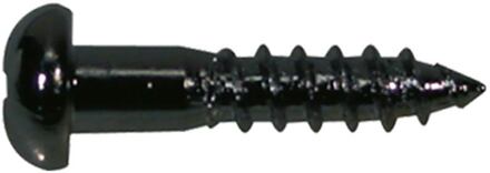 Boston WS-02-B screw, 2,1x10mm, 12pcs, dome head, black