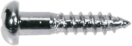 Boston WS-02-C screw, 2,1x10mm, 12pcs, dome head, chrome