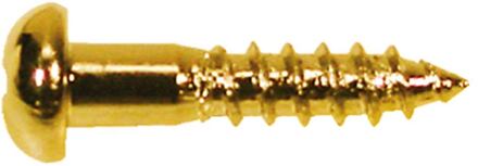 Boston WS-02-G screw, 2,1x10mm, 12pcs, dome head, gold