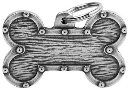 Bot - Hondenpenning - Metaal - XL - 48x31 mm