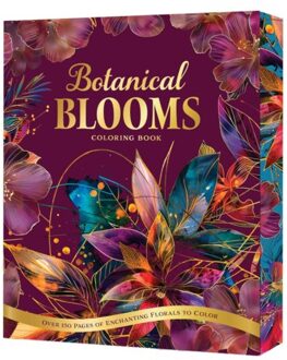 Botanical Blooms Coloring Book - Chartwell Deluxe Spredges Editions - Editors of Chartwell Books