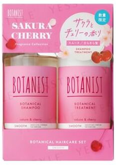 Botanical Shampoo & Treatment Smooth Set Sakura & Cherry Limited Edition 460ml+460g