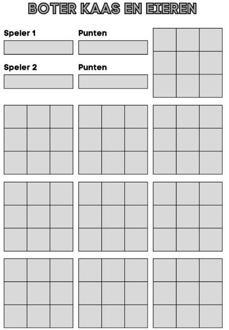 Boter Kaas en Eieren Spel -  Andries B.V. (ISBN: 9789465190518)