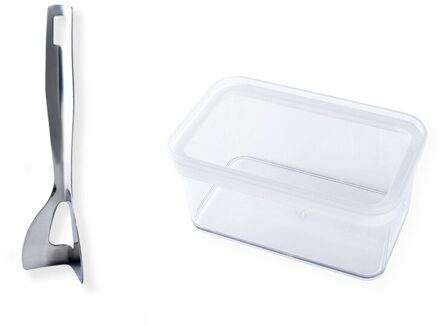 Boter Verzegelde Doos Snijden Set Transparante Grote Capaciteit Lage Temperaturen Koelkast Opslag Kaas Doos Keuken Gereedschap