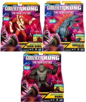 BOTI Godzilla x Kong The new Empire Action Figures Deluxe elek Figures 18 cm Assortment (4)