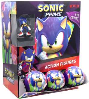 BOTI Sonic Prime Action Figures in Capsules 7 cm Gravitiy Display (24)