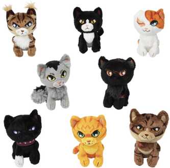 BOTI Warrior Cats Plushes Blind Box Mini Mystery Plush Series 1 15 cm Display (9)