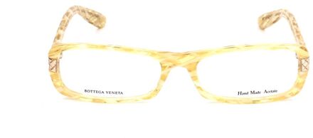 Bottega Veneta Bv0122os Rechthoekige Bril Ivoor - One Size