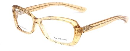 Bottega Veneta Bv0170o Handgemaakte Acetaten Bril - maat Bruin