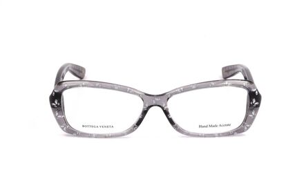 Bottega Veneta Bv0170s Rechthoekige Zonnebril Grijs - One Size