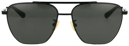 Bottega Veneta Bv1236S 001 Sunglasses Bottega Veneta , Black , Heren - 57 MM