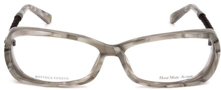 Bottega Veneta Bv97v Grijze Rechthoekige Zonnebril - maat Zilver