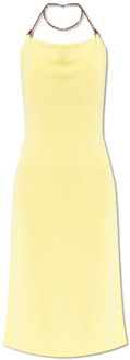 Bottega Veneta Halternek jurk Bottega Veneta , Yellow , Dames - L,M