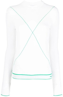 Bottega Veneta Logo Sweater Bottega Veneta , White , Dames - M,S,Xs