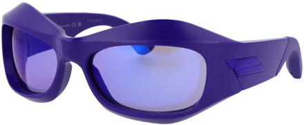 Bottega Veneta Stijlvolle zonnebril Bv1086S Bottega Veneta , Purple , Dames - 63 MM